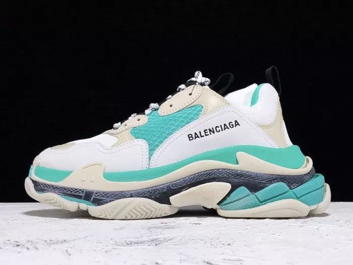 TBK Balencaiga Triple S White Grey Turquoise (W) 524039 W09OH 3005 0116