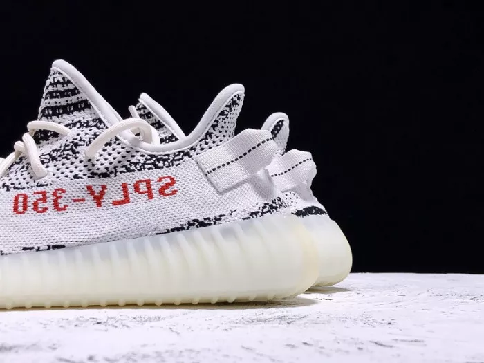 Cheap TBK Adidas Yeezy Boost 350 V2 Zebra Black White CP9654 0117