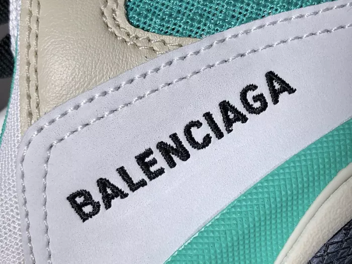 Cheap TBK Balencaiga Triple S White Grey Turquoise (W) 524039 W09OH 3005 0116