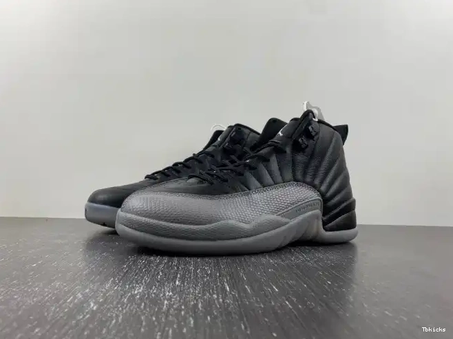 Rep TBK Jordan 12 Grey CT8013-019 Air Wolf Black 0215