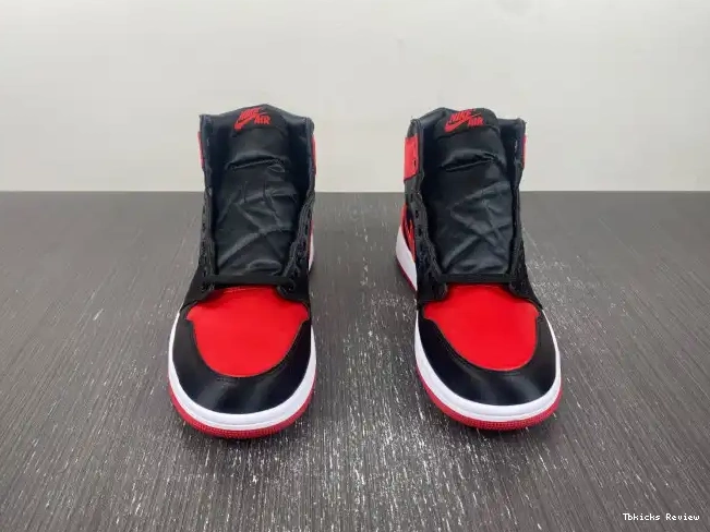 Rep TBK Bred Air High OG Satin WMNS FD4810-061 Jordan 1 0223