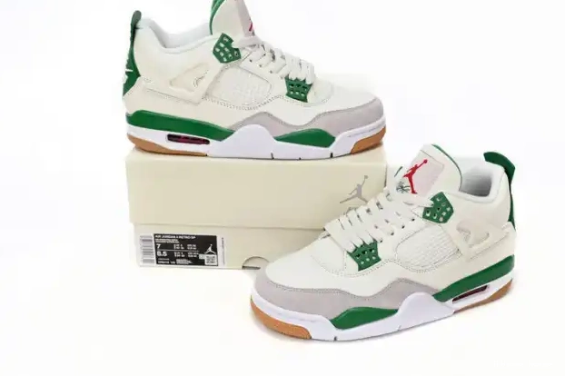 Cheap TBK Jordan 4 Retro SB Green Pine DR5415-103 0208