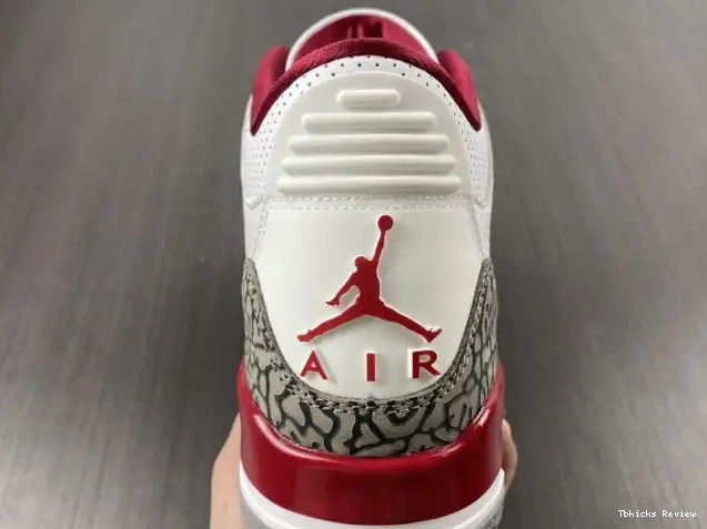 Reps TBK Retro Cardinal CT8532-126 Red Jordan 3 0219