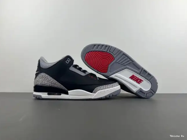 Rep TBK Air 3 Black Cement Jordan DN3707-010 0222