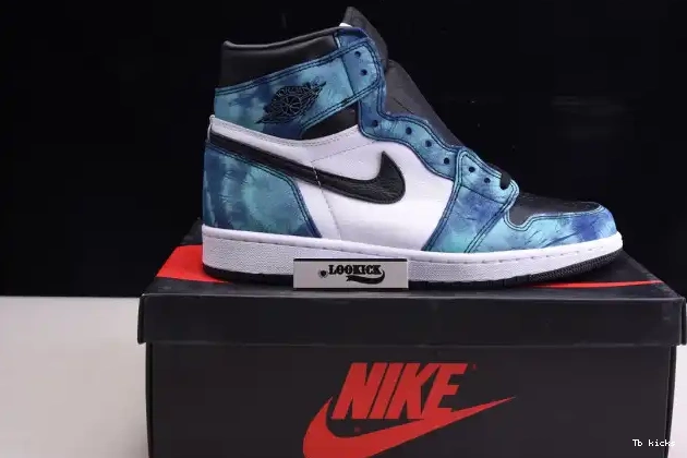 Rep TBK High 1 Jordan Tie-Dye Air CD0461-100 OG 0216