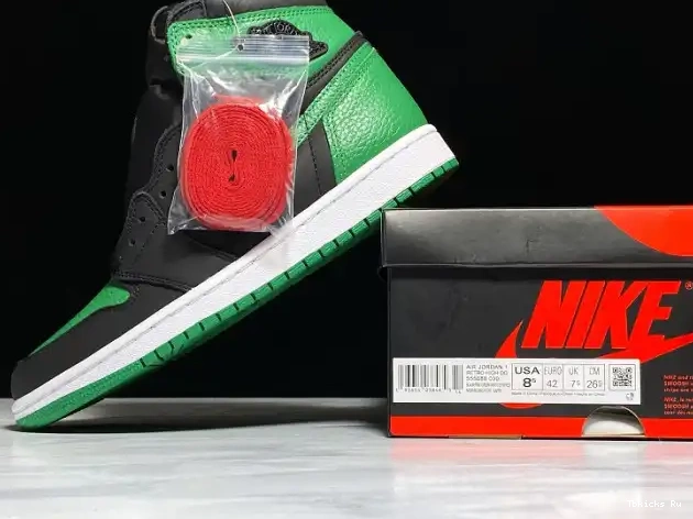 Cheap TBK High Green Air Jordan 1 Pine 555088-030 0217