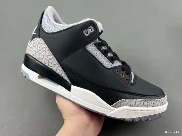 Rep TBK Air 3 Black Cement Jordan DN3707-010 0222