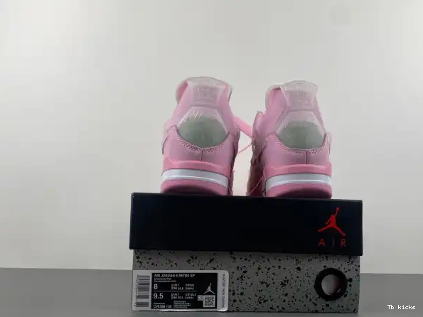 Cheap TBK PINK JORDAN 4 OFF-WHITE X 0224