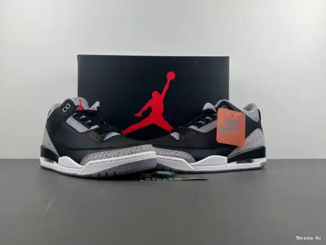 Rep TBK Air 3 Black Cement Jordan DN3707-010 0222