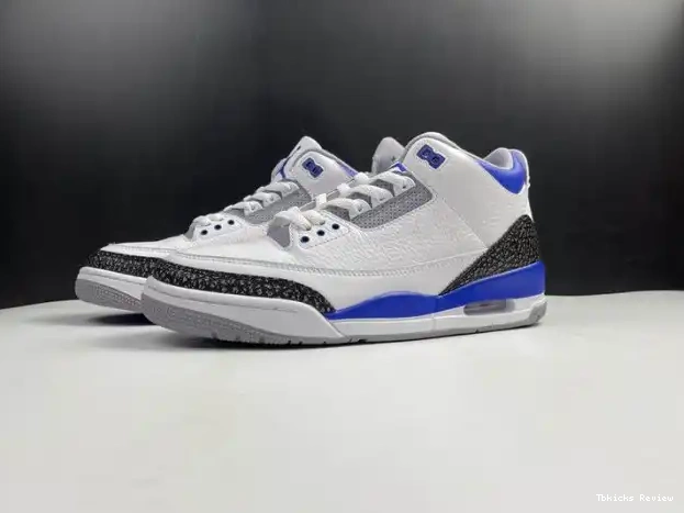 Rep TBK Air 3 Jordan Blue Racer CT8532-145 0226