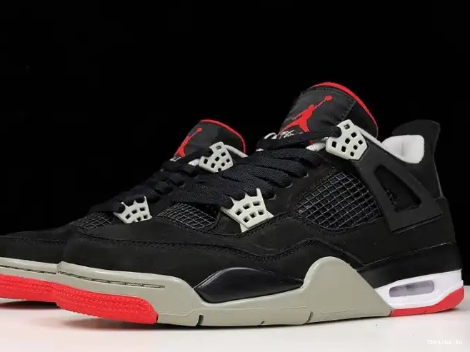 Cheap TBK 308497-060 JORDAN 4 CEMENT RETRO BLACK 0217