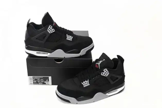 Rep TBK 4 Jordan Air Black Canvas DH7138-006 0211