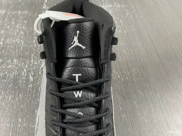 Rep TBK Jordan 12 Grey CT8013-019 Air Wolf Black 0215