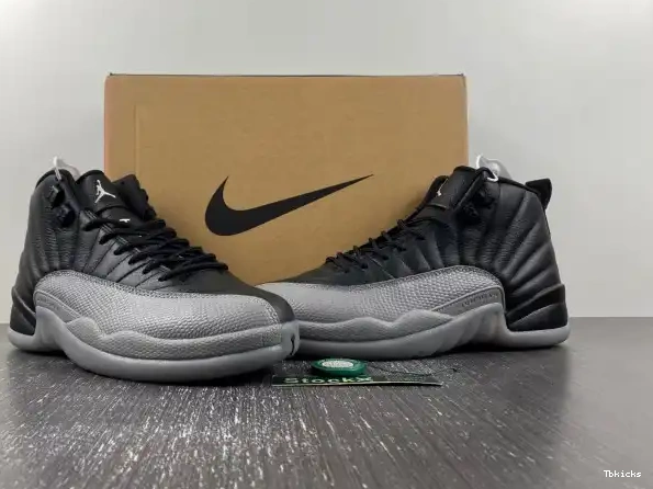 Rep TBK Jordan 12 Grey CT8013-019 Air Wolf Black 0215