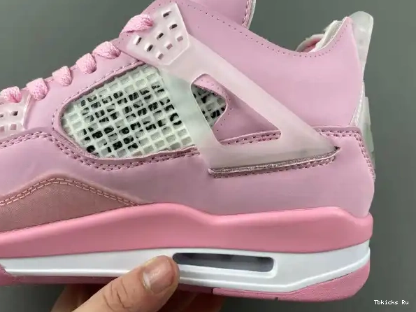 Cheap TBK X JORDAN 4 OFF-WHITE PINK 0227