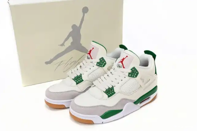 Cheap TBK Jordan 4 Retro SB Green Pine DR5415-103 0208