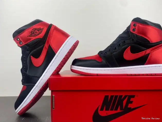 Cheap TBK WMNS Jordan FD4810-061 Bred High 1 Satin OG Air 0213