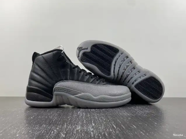 Rep TBK Jordan 12 Grey CT8013-019 Air Wolf Black 0215