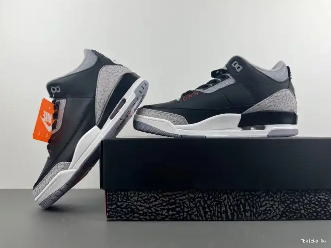 Cheap TBK Air Black Jordan 3 DN3707-010 Cement 0228