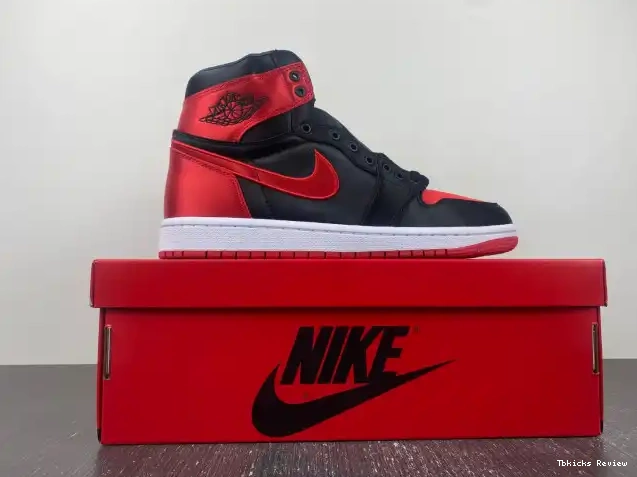 Rep TBK Bred Air High OG Satin WMNS FD4810-061 Jordan 1 0223