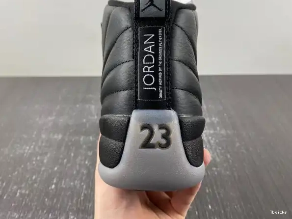 Rep TBK Jordan 12 Grey CT8013-019 Air Wolf Black 0215