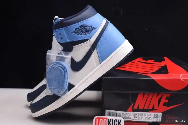 Rep TBK OG Obsidian 1 Retro Air 555088-140 Jordan High 0316