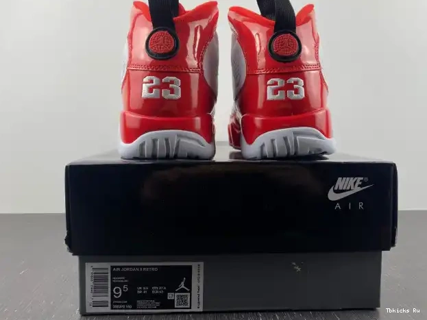 Reps TBK Red 302370-160 White Air Jordan Gym Retro 9 0316