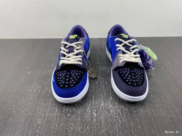 Cheap TBK Williamson OG Zion Jordan 1 Low Retro DZ7292-420 Voodoo 0321