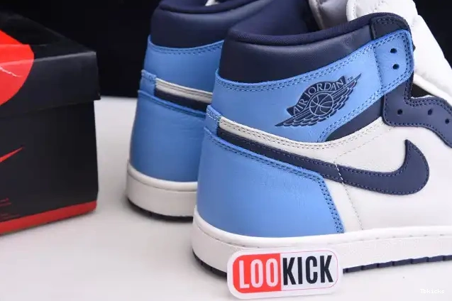 Rep TBK OG Obsidian 1 Retro Air 555088-140 Jordan High 0316