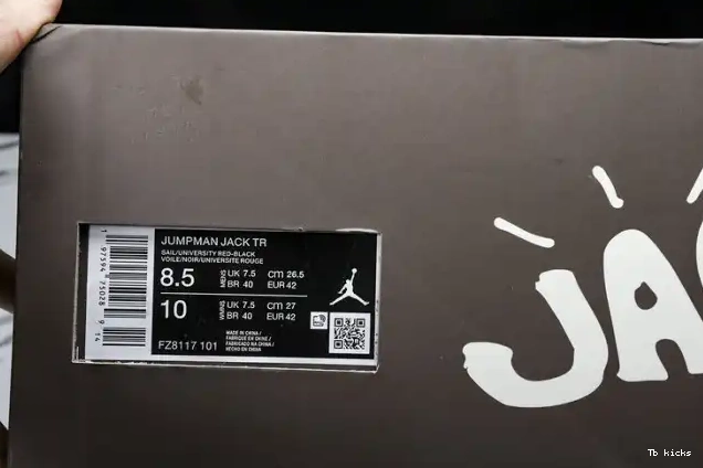 Rep TBK Jumpman Red Travis FZ8117-101 Jordan Scott Jack University x TR 0317