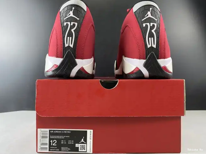 Reps TBK RED GYM 487471-006 RETRO TORO AIR 14 JORDAN 0321