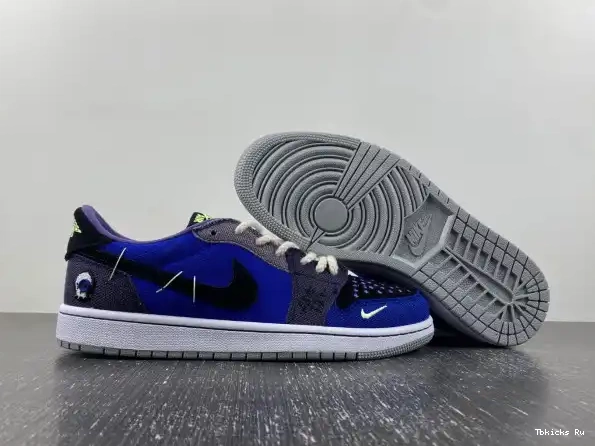 Cheap TBK Williamson OG Zion Jordan 1 Low Retro DZ7292-420 Voodoo 0321