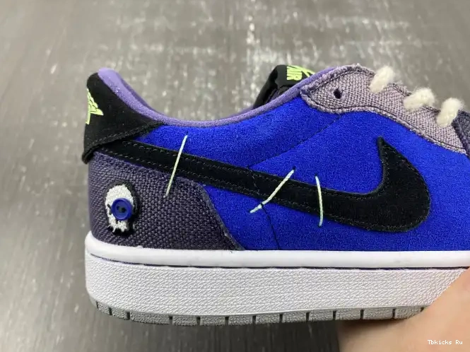 Cheap TBK Williamson OG Zion Jordan 1 Low Retro DZ7292-420 Voodoo 0321