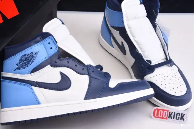 Rep TBK OG Obsidian 1 Retro Air 555088-140 Jordan High 0316