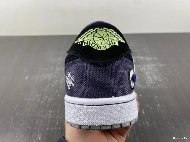 Cheap TBK Williamson OG Zion Jordan 1 Low Retro DZ7292-420 Voodoo 0321