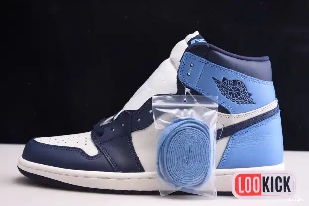 Rep TBK OG Obsidian 1 Retro Air 555088-140 Jordan High 0316