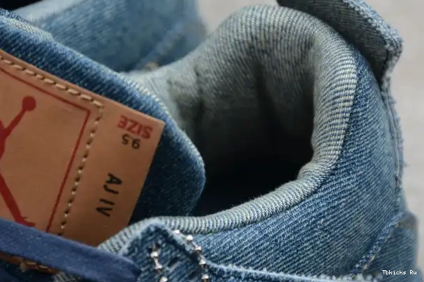 Rep TBK AO2571-401 Denim Air Levi's Jordan Nike x 4 0321