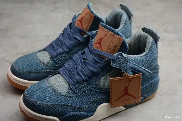 Rep TBK AO2571-401 Denim Air Levi's Jordan Nike x 4 0321