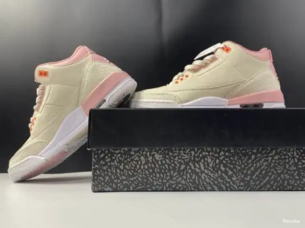 Rep TBK 3 Rust Air Retro Sail Jordan Pink (W) CK9246-116 0322
