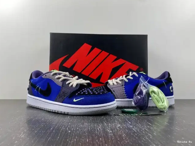 Cheap TBK Williamson OG Zion Jordan 1 Low Retro DZ7292-420 Voodoo 0321