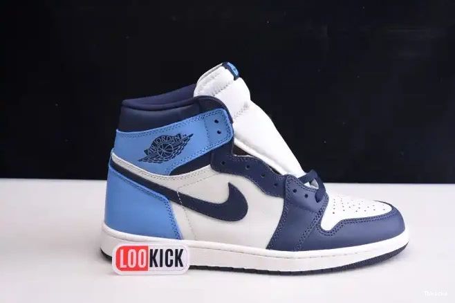 Rep TBK OG Obsidian 1 Retro Air 555088-140 Jordan High 0316