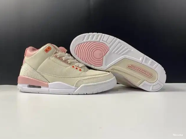 Rep TBK 3 Rust Air Retro Sail Jordan Pink (W) CK9246-116 0322