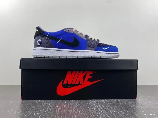 Cheap TBK Williamson OG Zion Jordan 1 Low Retro DZ7292-420 Voodoo 0321