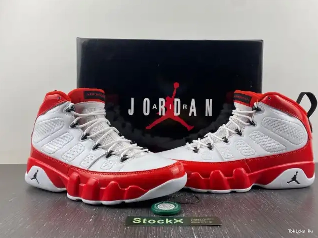 Reps TBK Red 302370-160 White Air Jordan Gym Retro 9 0316