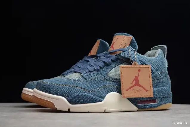 Rep TBK AO2571-401 Denim Air Levi's Jordan Nike x 4 0321