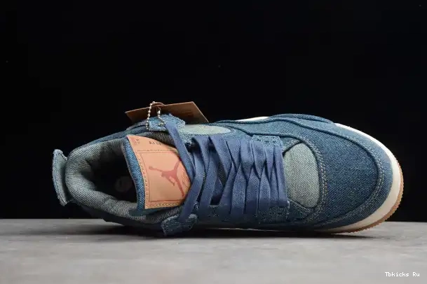 Rep TBK AO2571-401 Denim Air Levi's Jordan Nike x 4 0321