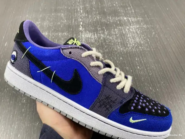 Cheap TBK Williamson OG Zion Jordan 1 Low Retro DZ7292-420 Voodoo 0321