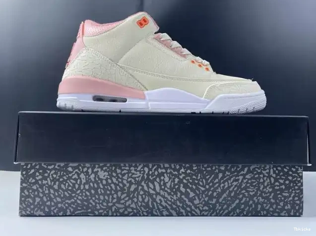 Rep TBK 3 Rust Air Retro Sail Jordan Pink (W) CK9246-116 0322